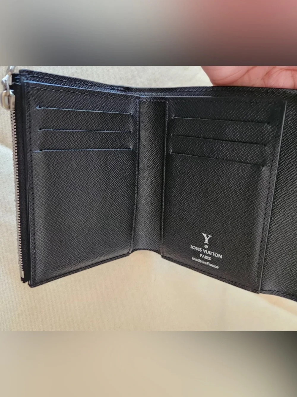 Louis Vuitton Black Epi Twist Wallet